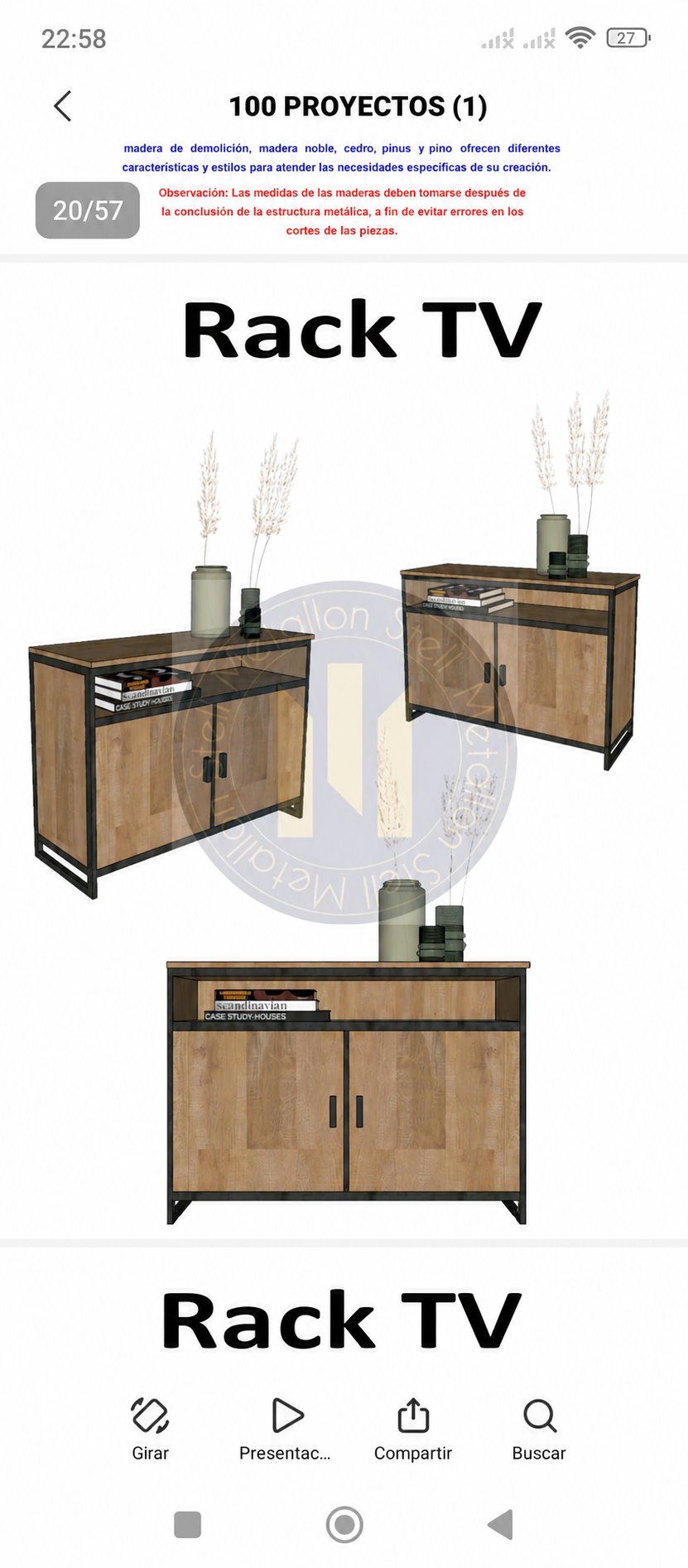 Proyecto Mueble de TV